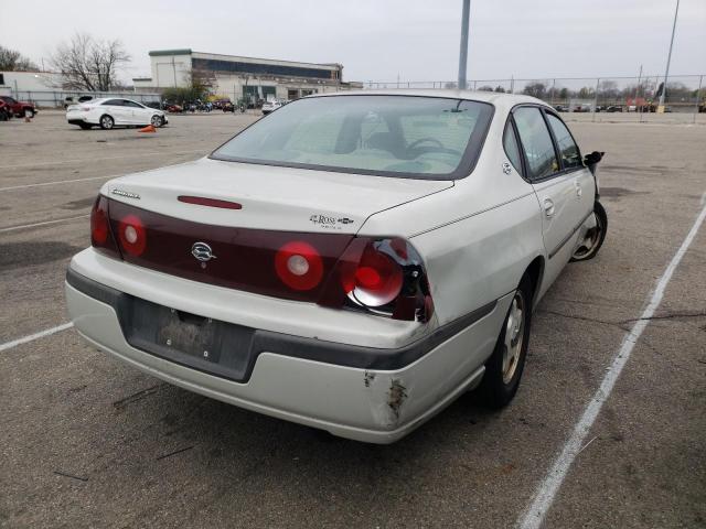 2G1WF52E539305897 - 2003 CHEVROLET IMPALA WHITE photo 3