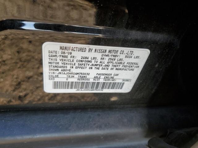 JN1AJ0HR0AM750032 - 2010 INFINITI EX35 BASE Qara foto 12
