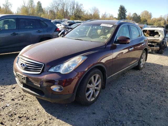 JN1AJ0HR5BM855098 - 2011 INFINITI EX35 BASE Բորդո լուսանկար 1
