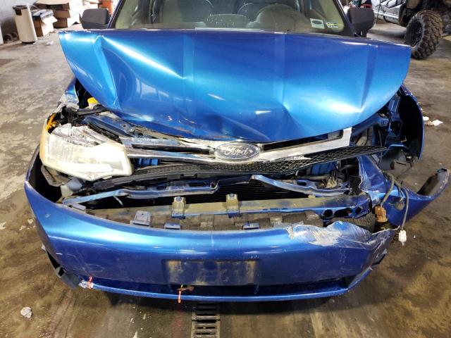 1FAHP3EN9AW189496 - 2010 FORD FOCUS S BLUE photo 7