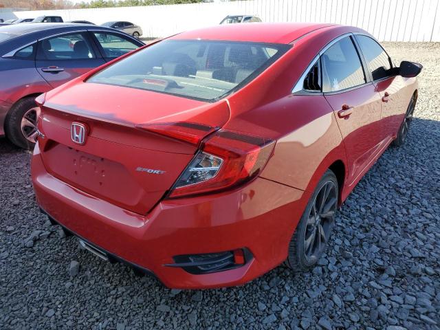 2HGFC2F88LH539378 - 2020 HONDA CIVIC SPOR RED photo 4