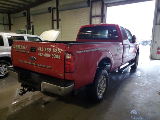 1FT7X2B65EEA41399 - 2014 FORD F-250 SUPE RED photo 4