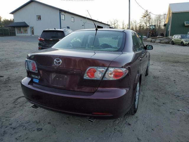 1YVHP80C565M43080 - 2006 MAZDA 6 I MAROON photo 4