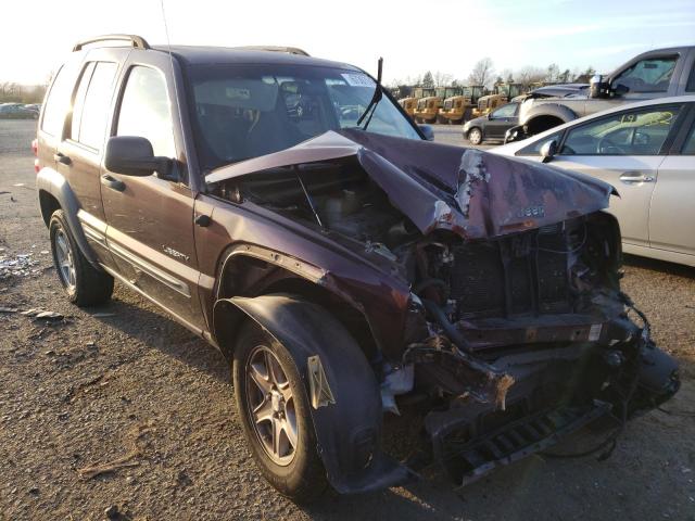 1J4GL48K54W293555 - 2004 JEEP LIBERTY SP BLACK photo 1