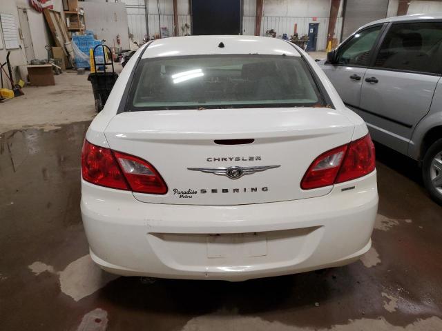 1C3CC5FV7AN126837 - 2010 CHRYSLER SEBRING LI WHITE photo 6