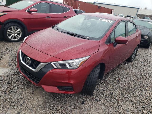 3N1CN8EV8NL834399 - 2022 NISSAN VERSA SV RED photo 1