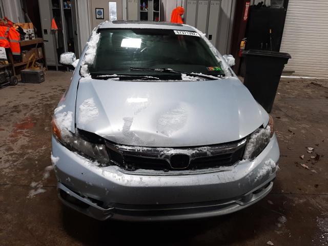 2HGFB2F91CH543963 - 2012 HONDA CIVIC EXL فضي صورة 5