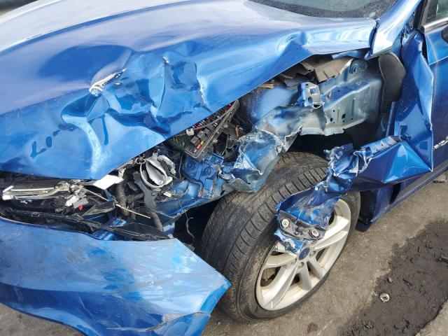 3FA6P0LU2JR247788 - 2018 FORD FUSION SE BLUE photo 9