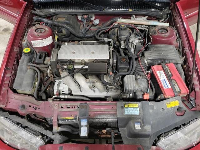 1G2NE1531RM592261 - 1994 PONTIAC GRAND AM S BURGUNDY photo 11