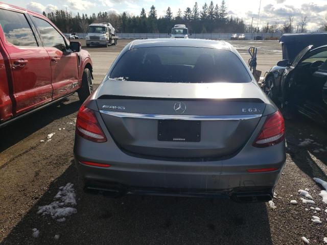 WDDZF8KBXJA259602 - 2018 MERCEDES-BENZ E 63 AMG-S GRAY photo 6