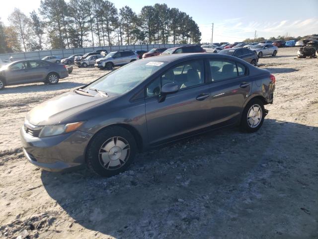 2HGFB2F69CH549483 - 2012 HONDA CIVIC HF GRAY photo 1