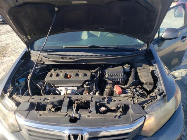 2HGFB2F69CH549483 - 2012 HONDA CIVIC HF GRAY photo 11