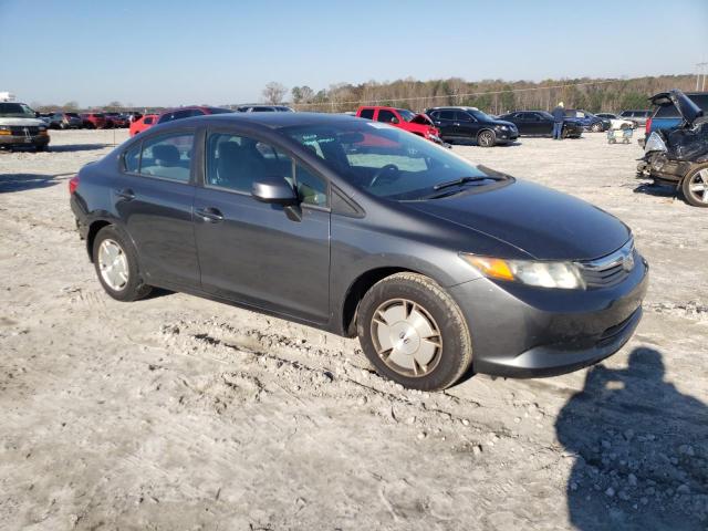 2HGFB2F69CH549483 - 2012 HONDA CIVIC HF GRAY photo 4