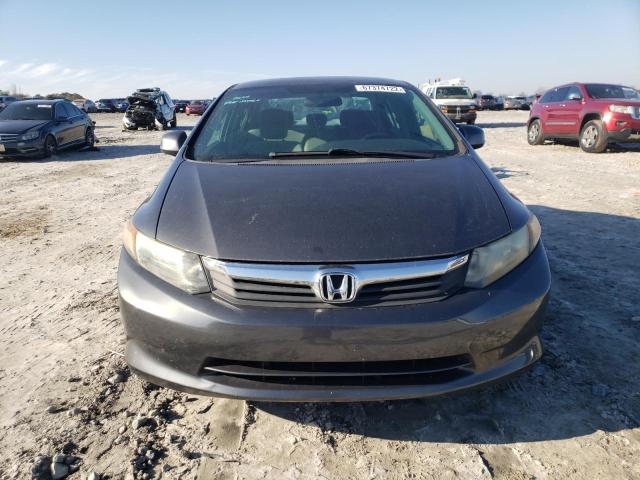 2HGFB2F69CH549483 - 2012 HONDA CIVIC HF GRAY photo 5