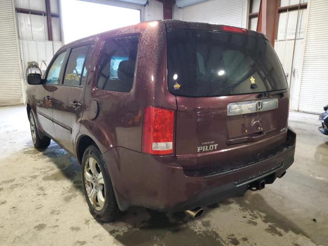 5FNYF4H73CB034241 - 2012 HONDA PILOT EXLN BURGUNDY photo 3