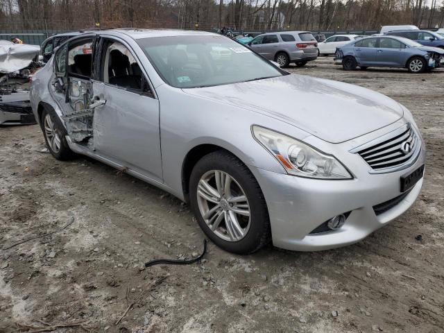 JN1CV6AR0CM671280 - 2012 INFINITI G37 SILVER photo 4