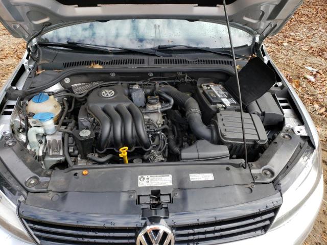 3VW2K7AJ7DM294127 - 2013 VOLKSWAGEN JETTA BASE 银色 照片 11