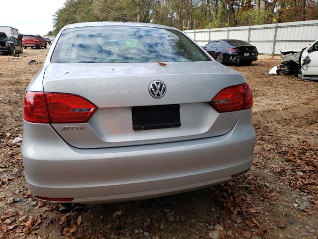 3VW2K7AJ7DM294127 - 2013 VOLKSWAGEN JETTA BASE 银色 照片 6