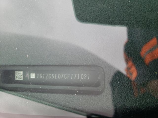 1G1ZC5E07CF171021 - 2012 CHEVROLET MALIBU 1LT შავი ფოტო 12