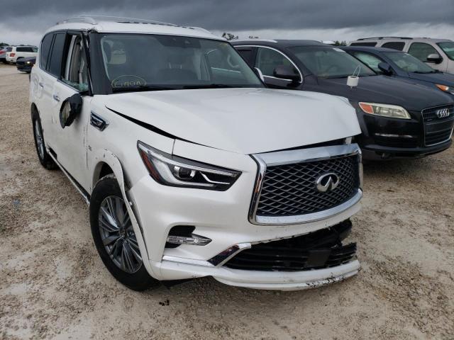 JN8AZ2NEXK9225216 - 2019 INFINITI QX80 LUXE WHITE photo 1