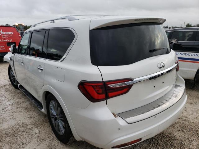 JN8AZ2NEXK9225216 - 2019 INFINITI QX80 LUXE WHITE photo 3