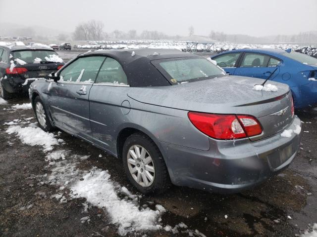 1C3LC45K98N261023 - 2008 CHRYSLER SEBRING SILVER photo 2