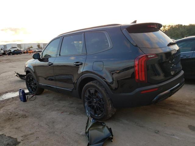 5XYP3DHC4NG242982 - 2022 KIA TELLURIDE BLACK photo 2