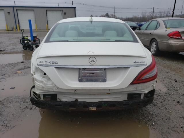 WDDLJ6HB3FA133735 - 2015 MERCEDES-BENZ CLS 400 4M WHITE photo 6