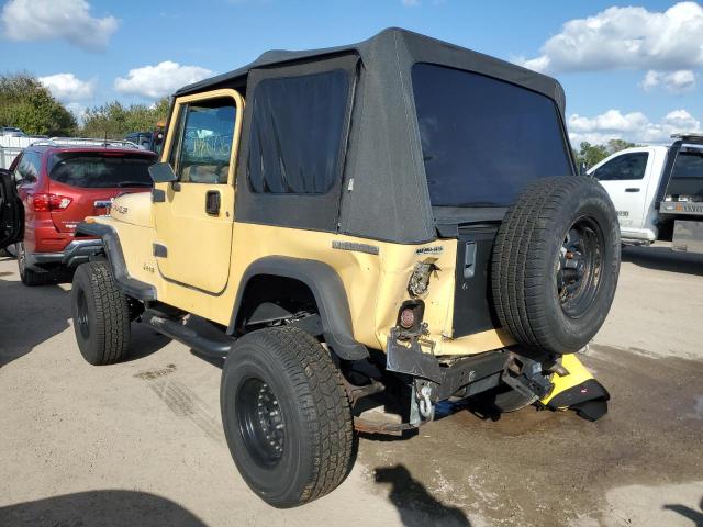 2BCCZ8112HB524626 - 1987 JEEP WRANGLER YELLOW photo 3