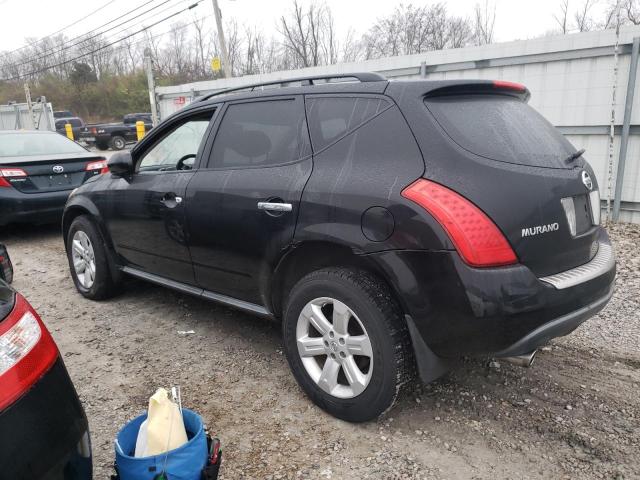 JN8AZ08T66W421305 - 2006 NISSAN MURANO BLACK photo 2