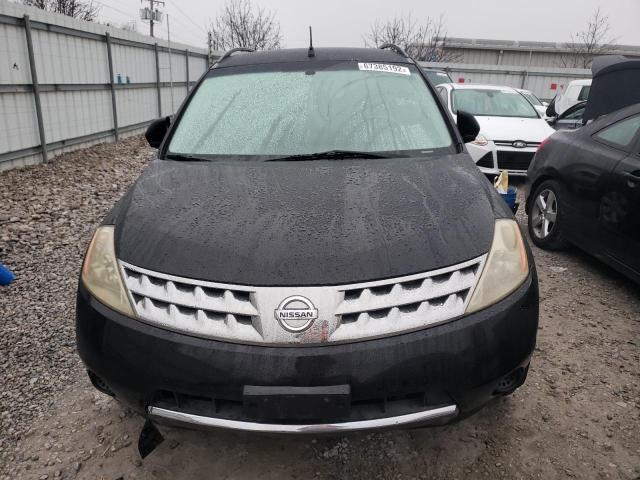 JN8AZ08T66W421305 - 2006 NISSAN MURANO BLACK photo 5