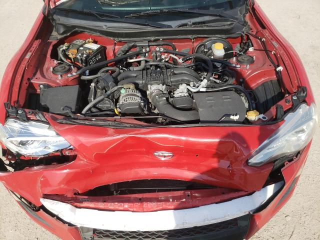 JF1ZNAA13D2700908 - 2013 TOYOTA SCION FR-S RED photo 7
