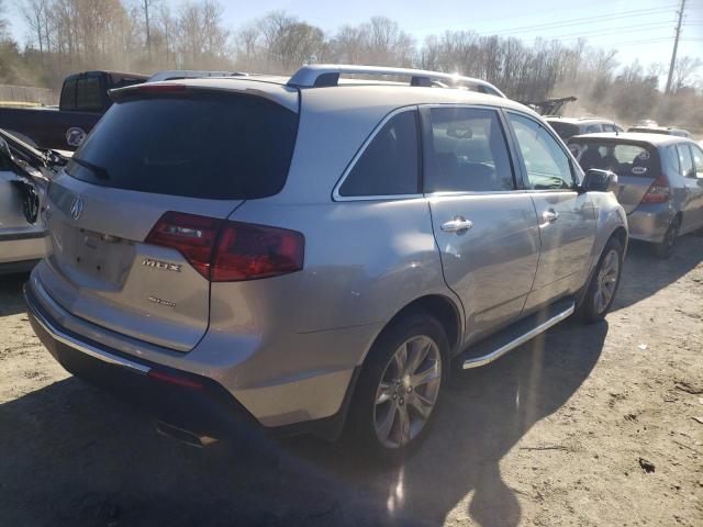 2HNYD2H78BH547367 - 2011 ACURA MDX ADVANC SILVER photo 3