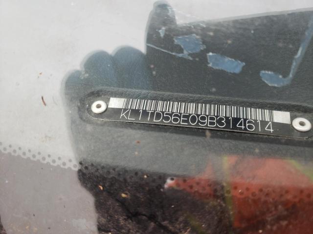 KL1TD56E09B314614 - 2009 CHEVROLET AVEO LS 红色 照片 12