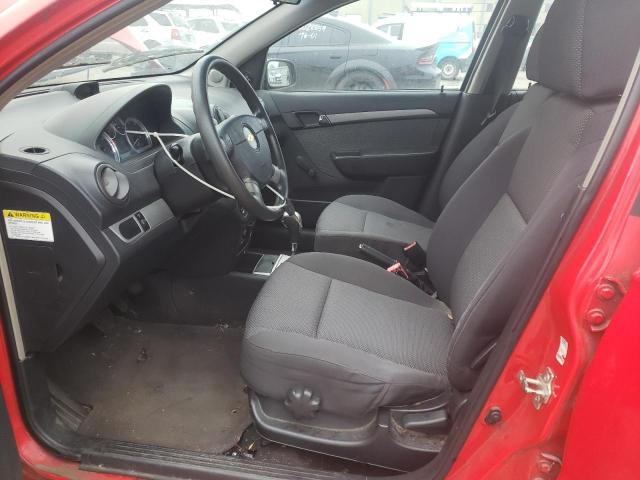 KL1TD56E09B314614 - 2009 CHEVROLET AVEO LS 红色 照片 7