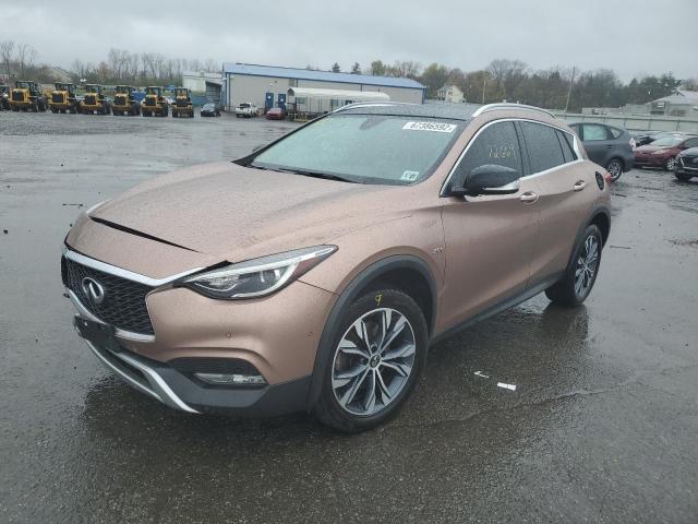 SJKCH5CR1HA017695 - 2017 INFINITI QX30 BASE BROWN photo 2