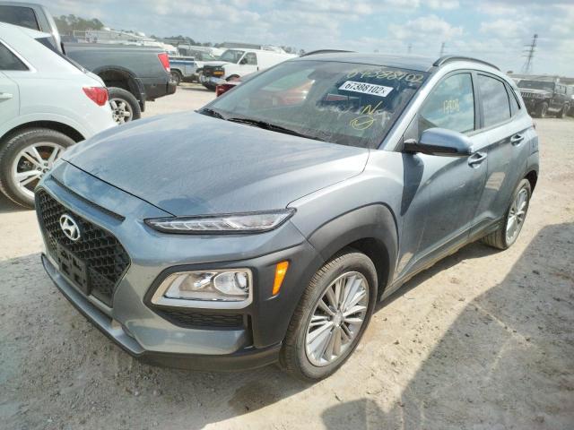 KM8K6CAA8LU540303 - 2020 HYUNDAI KONA SEL P GRAY photo 2