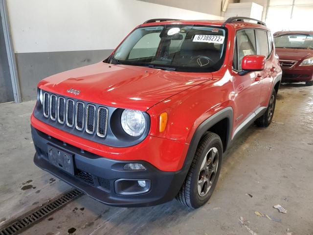 ZACCJBBH0FPB63629 - 2015 JEEP RENEGADE L RED photo 2