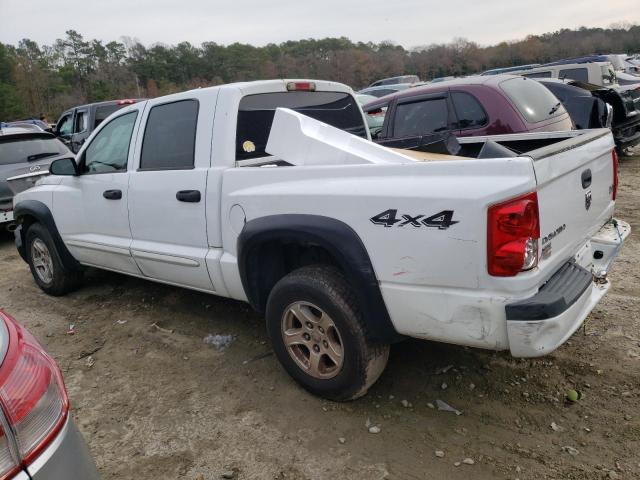 1D7HW48N26S654140 - 2006 DODGE DAKOTA QUA WHITE photo 2