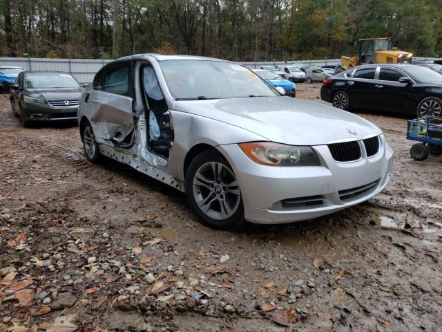 WBAVA37518NL52179 - 2008 BMW 328I SILVER photo 1