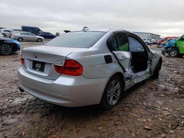 WBAVA37518NL52179 - 2008 BMW 328I SILVER photo 4