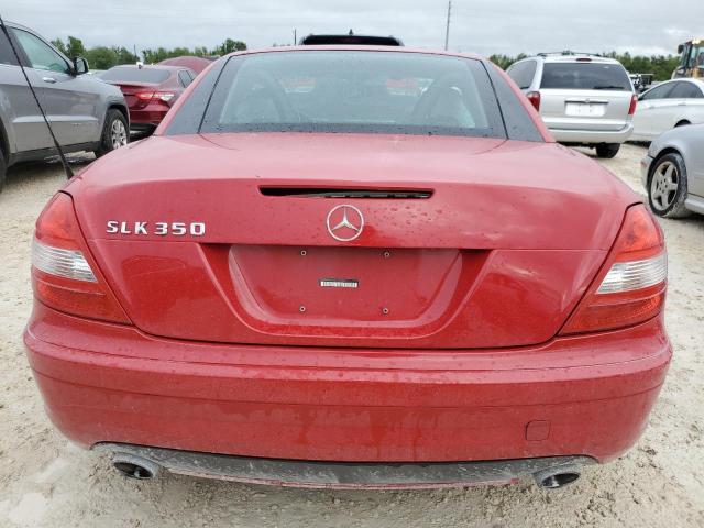 WDBWK56F05F049425 - 2005 MERCEDES-BENZ SLK 350 RED photo 6