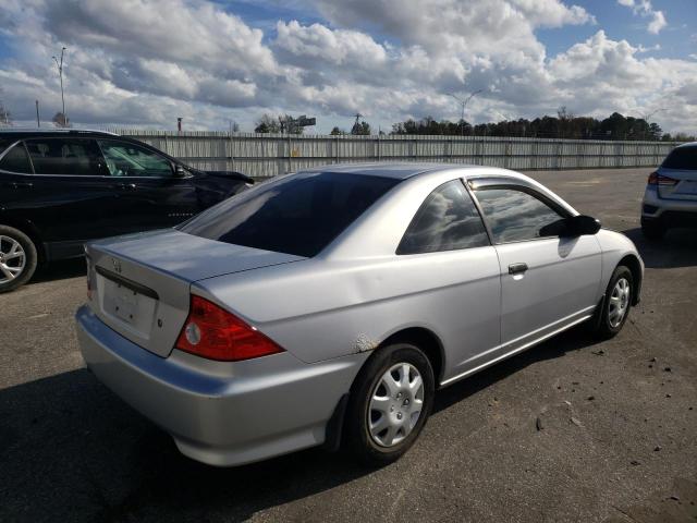 1HGEM21164L057614 - 2004 HONDA CIVIC DX V SILVER photo 4