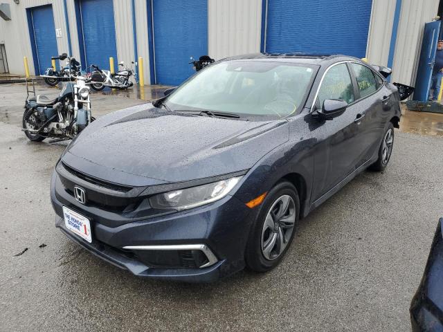 2HGFC2F62KH586726 - 2019 HONDA CIVIC SPOR GRAY photo 2