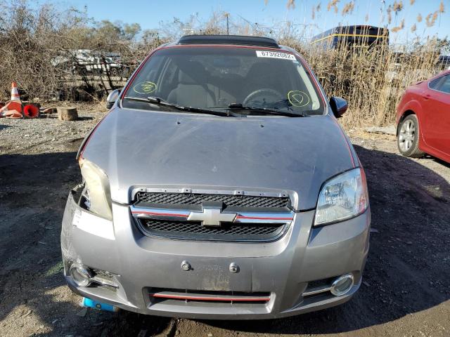 KL1TD56E69B609684 - 2009 CHEVROLET AVEO LS 银色 照片 5