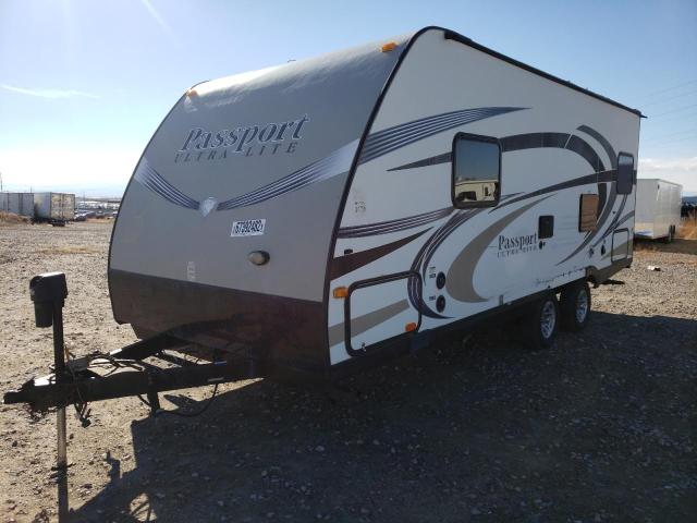 4YDT23423FX410289 - 2014 PASSPORT TRAVELTRLR Ağ foto 2