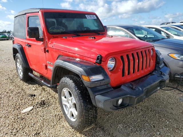 1C4GJXAG1JW316621 - 2018 JEEP WRANGLER S RED photo 1
