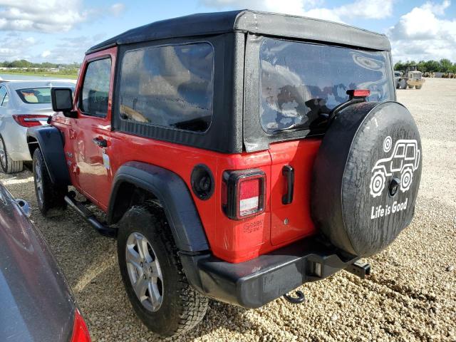 1C4GJXAG1JW316621 - 2018 JEEP WRANGLER S RED photo 3