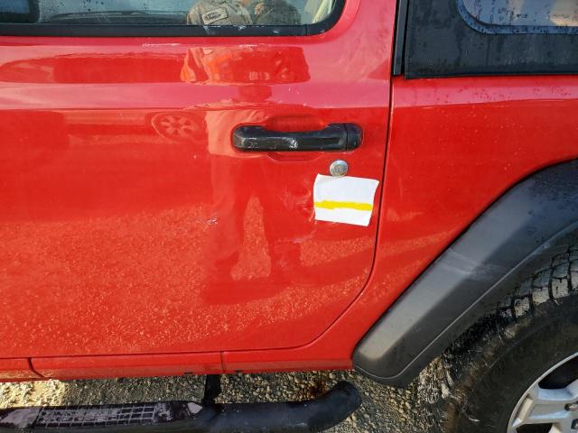 1C4GJXAG1JW316621 - 2018 JEEP WRANGLER S RED photo 9