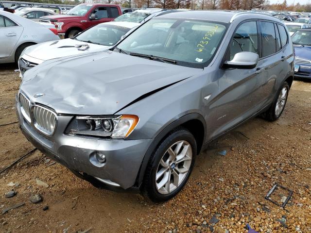 5UXWX7C55DL977644 - 2013 BMW X3 XDRIVE3 GRAY photo 1